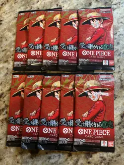 OP-13 Carrying On His Will Booster [10 PACK BUNDLE] One Piece Japanese SEALED - Image 1