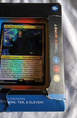 MTG Universes Beyond: Doctor Who Timey Wimey Commander Deck Sealed - Image 2
