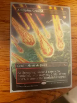 MTG Stomping Ground (Borderless) Foil UNF 280 NM R - Image 1