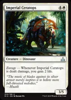 Imperial Ceratops - Near Mint MTG Rivals of Ixalan - Image 1