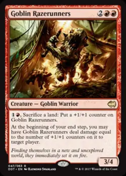 Goblin Razerunners - Near Mint MTG Duel Decks: Merfolk vs Goblins - Image 1