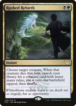 MTG Rushed Rebirth ** Strixhaven: School of Mages ** English (NM) - Image 1