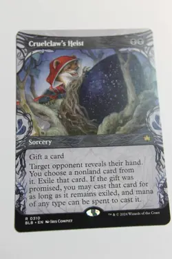 MTG Cruelclaw's Heist x1- Showcase-Bloomburrow-Near Mint - Image 1