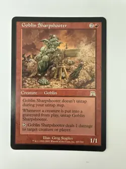 Magic: The Gathering - MTG - Goblin Sharpshooter - Onslaught - Rare - M/NM - Image 1