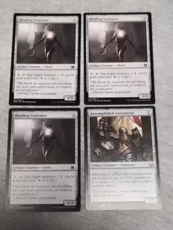 3x Blinding Souleater 202/249 MM2 MTG & 1X Accomplished Automaton 191/264 KLD - Image 1