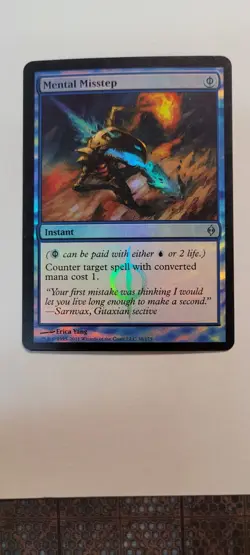 Mental Misstep New Phyrexia Foil 038 Magic Gathering MTG - Image 1