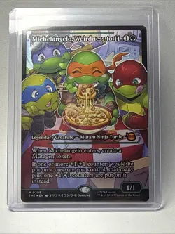 Michelangelo, Weirdness to 11 (Showcase) Teenage Mutant Ninja Turtles Foil - Image 4