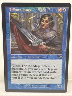 Tribute Mage - Retro Frame - Foil - 10 - Modern Horizons (MH1) MTG - Image 1