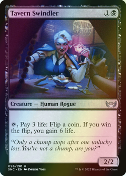 MTG Tavern Swindler Foil ** Streets of New Capenna ** English (NM) - Image 1