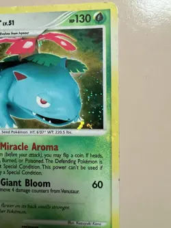 🍃 Pokemon TCG Venusaur Holo Rare Card 20/132 Secret Wonders - Image 2