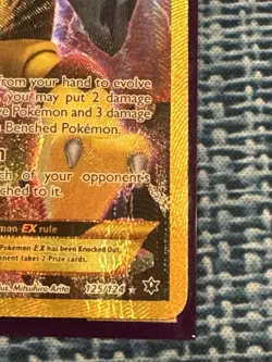 Pokemon TCG 2016 Alakazam EX Secret Rare Card 125/124 X&Y Fates Collide - Image 5