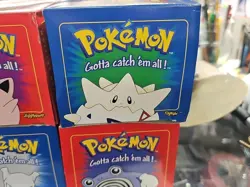 Pokemon Limited Edition 23k Gold SET OF 6 Plated Card SEALED NEVER OPEND - Image 4