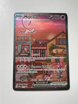Mew ex Promo 053 - Pokemon Scarlet & Violet Promo Full Art Holo Card NM - Image 1