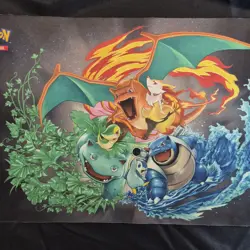 Pokemon 2019 TCG Tag Team Generations Premium Collection Play Mat Charizard - Image 2