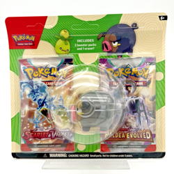 Pokemon TCG Scarlet & Violet BACK TO SCHOOL 2-Pack Booster LECHONK Eraser • NEW - Image 1