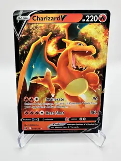 Charizard V 018/159 Crown Zenith Holo Pokemon Near Mint - Image 1