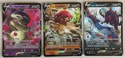 Pokemon SWSH Promo Set Hisuian Typhlosion 237 Decidueye 238 Samurott 239 MINT! - Image 1