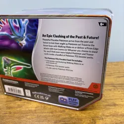 Pokemon Iron Leaves Tin Scarlet And Violet Era Factory Sealed 5 Booster Packs - Image 3