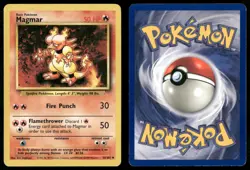 ✰ MAGMAR 36/102 UNCOMMON BASE SET UNLIMITED POKEMON ✰ HP - Image 1