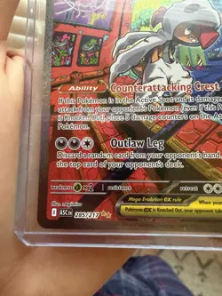 Pokemon Ascended Heroes Mega Scrafty EX 285/217 Full Art Special Illustration - Image 3