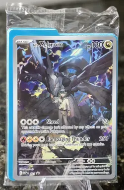 N's Zekrom MEP031 - Black Star Promo - Pokemon TCG - Sealed Promo - Image 1