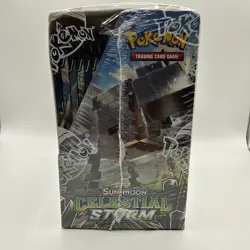 2018 Pokemon Sun & Moon Celestial Storm Factory Sealed Booster Box W/ Acrylic - Image 3