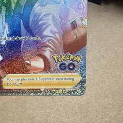 Pokemon TCG Professor's Research Pokemon GO Secret Rare Full Art Holo 084/078 - Image 4