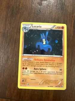POKEMON LUCARIO 80/113 - COSMOS PROMO - HOLO RARE LP-MP - Image 1