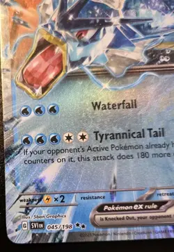 Gyarados EX 045/198 Double Rare Scarlet & Violet Pokemon TCG - Image 4
