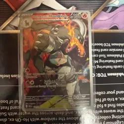 Team Rocket's Houndoom 191/182 Pokemon Destined Rivals Illustration Rare NM 2025 - Image 1