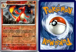 Charmeleon 008/091 UC Paldean Fates Pokemon Reverse Holo NM - Image 3