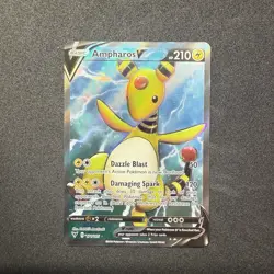 Ampharos V (Full Art) 171/185 Swsh04: Vivid Voltage Holo Ultra Rare Pokemon TCG - Image 1