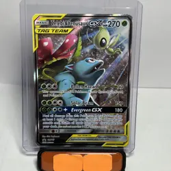 2019 Pokemon Sun Moon Celebi Venusaur GX Black Star Promo BSP #SM167 HP - Image 1