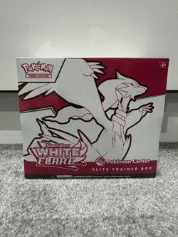 Pokemon TCG: Scarlet & Violet—White Flare Pokemon Center Elite Trainer Box - Image 1
