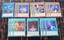 YUGIOH Reptilianne Starter Deck /Set Echidna /Lamia /Nyami /Spawn /Ramifications - Image 1