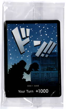 One Piece Devil Fruit Vol. 3 Sealed Special Don!! Promo Card Blue Trafalgar Law - Image 1