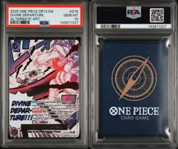 Divine Departure Manga Event OP13-076 PSA 10 One Piece Carrying On His Will - Image 2