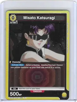 Union Arena: Evangelion - Misato Katsuragi (Box Topper Foil) - UE15BT/EVA-1-006 - Image 1