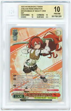 2022 Weiss Schwarz BGS 10 "Swordsman of Beauty" Eris MTI/S83-E051SSP SSP - Image 1