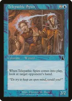 Telepathic Spies -Foil Light Play MTG Urza's Destiny - Image 1