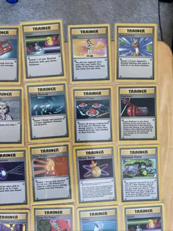 30 Vintage Pokemon Trainer Cards -Base Set, Base Set 2, Jungle, Team Rocket, Neo - Image 3