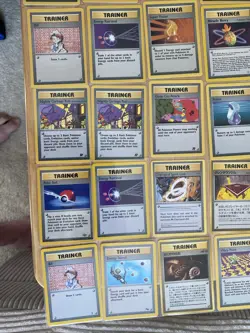 30 Vintage Pokemon Trainer Cards -Base Set, Base Set 2, Jungle, Team Rocket, Neo - Image 4