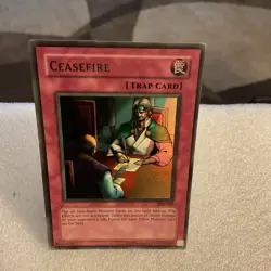 YUGIOH! Ceasefire Trap Card PSV-030 Ultra Rare NA English - Image 1