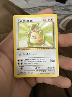Kangaskhan 21/64 Jungle 1st Edition Non Holo Foil Pokemon 1999 Vintage Card Nm - Image 1