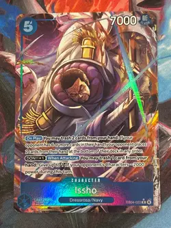 ISSHO R Alt Art EB04-022 English OP-14 One Piece Card The Azure Sea’s Seven - Image 1