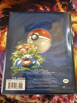 Pokemon 1999 Official Trading Card Game Nintendo Vintage Binder With Lifted Film - Image 2