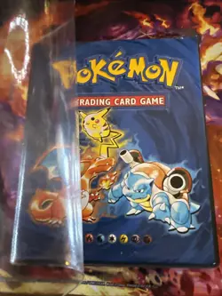 Pokemon 1999 Official Trading Card Game Nintendo Vintage Binder With Lifted Film - Image 3