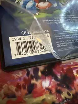 Pokemon 1999 Official Trading Card Game Nintendo Vintage Binder With Lifted Film - Image 4