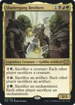 Shattergang Brothers -Foil Near Mint MTG Double Masters 2022 - Image 1