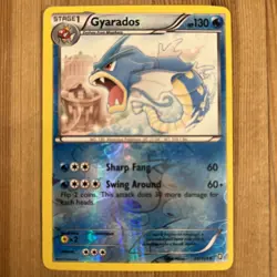 GYARADOS 24/124 Pokemon Card - LP - REVERSE HOLO - DRAGONS EXALTED - Image 1